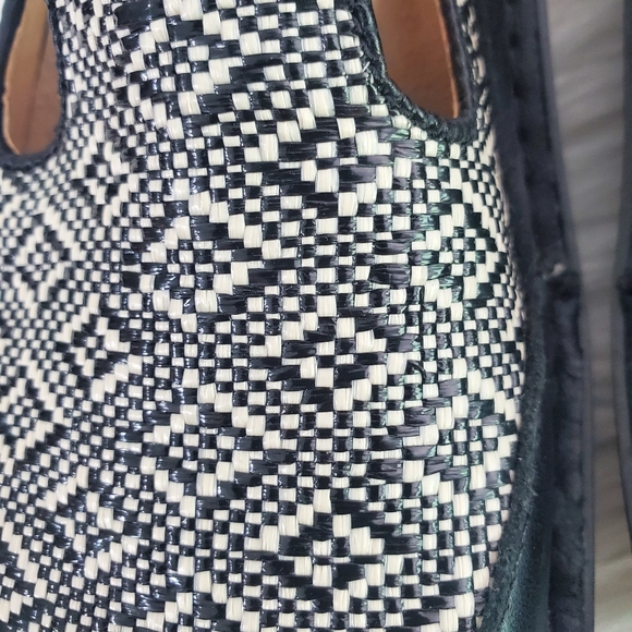 Alegria sz 36 slip on clogs makes black boho woven - Picture 3 of 9